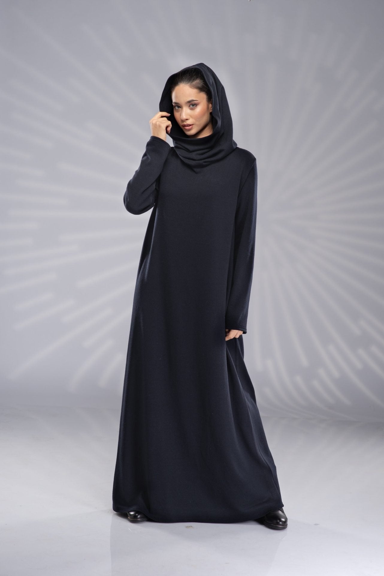 Maxi Long Winter Knitted Turtleneck Dress