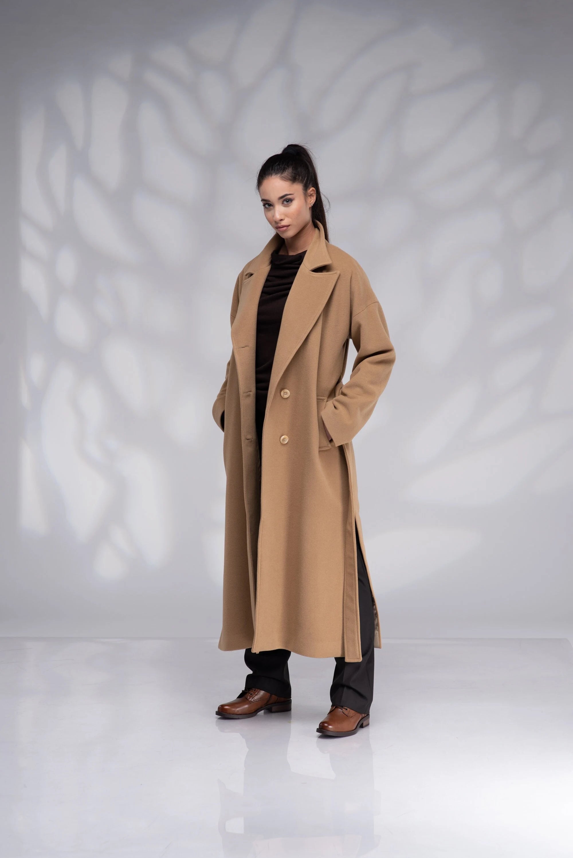 Long Wool Camel Oversized Coat-Danellys-2.webp