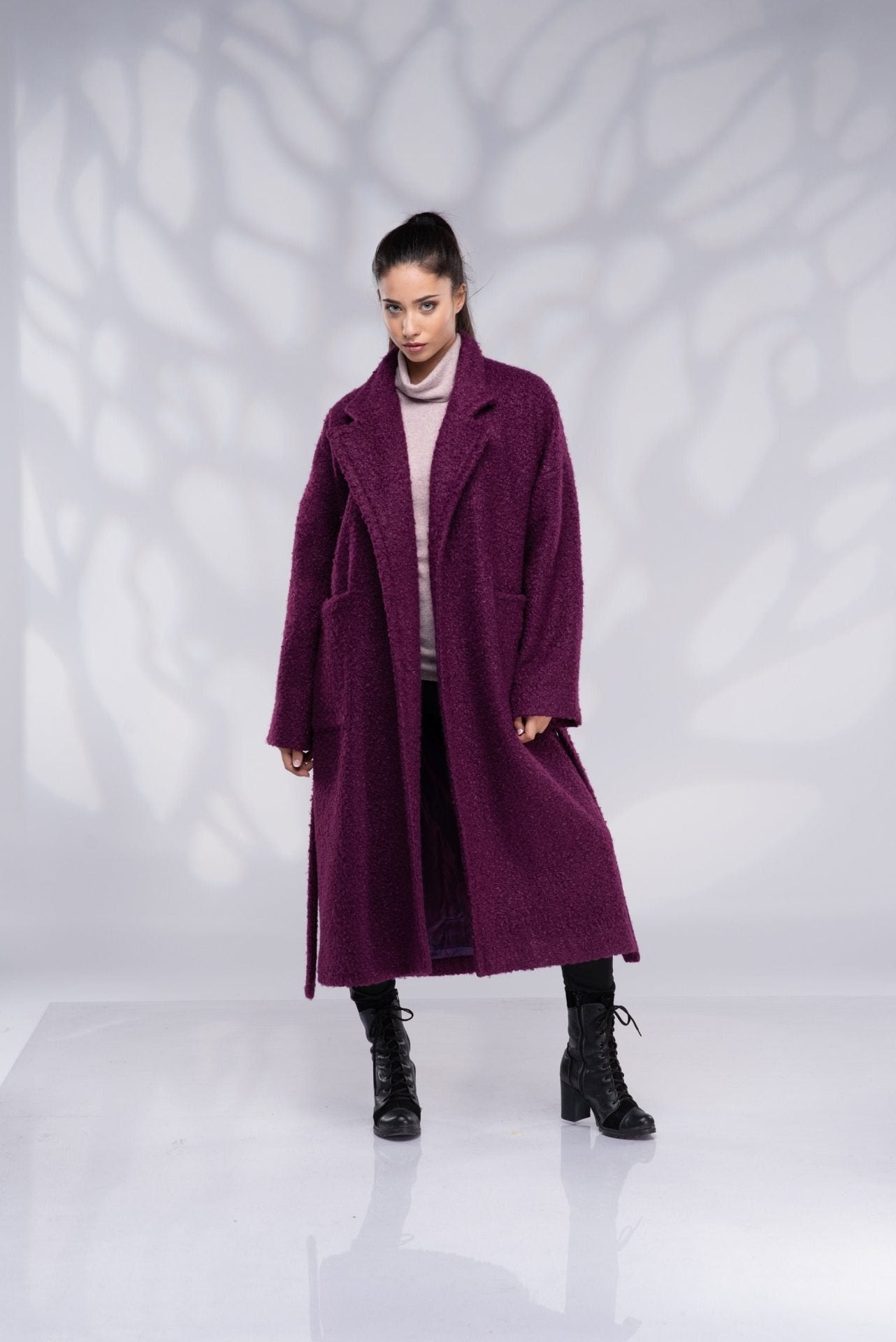 Wool Plus Size Coat