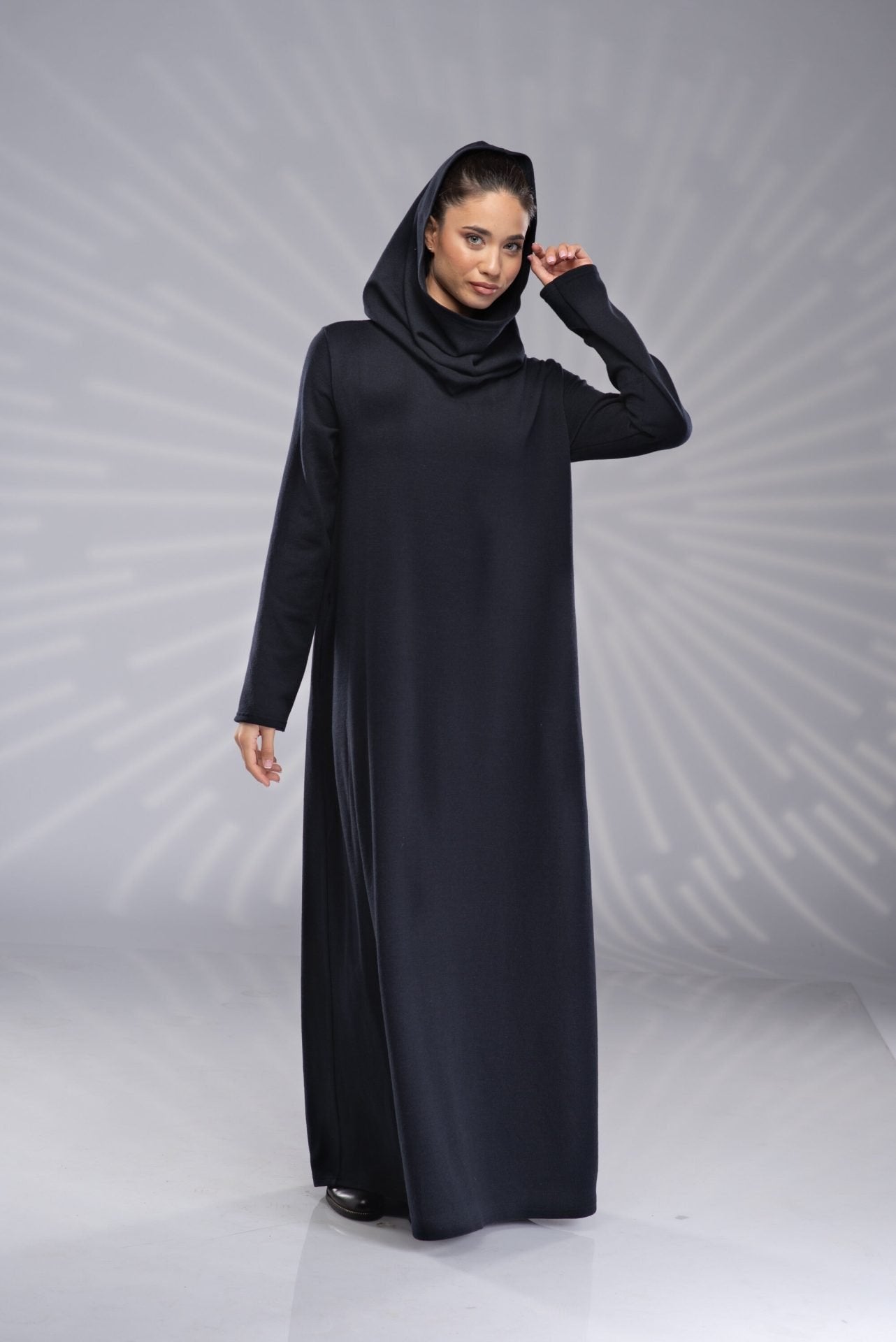 Maxi Long Winter Knitted Turtleneck Dress