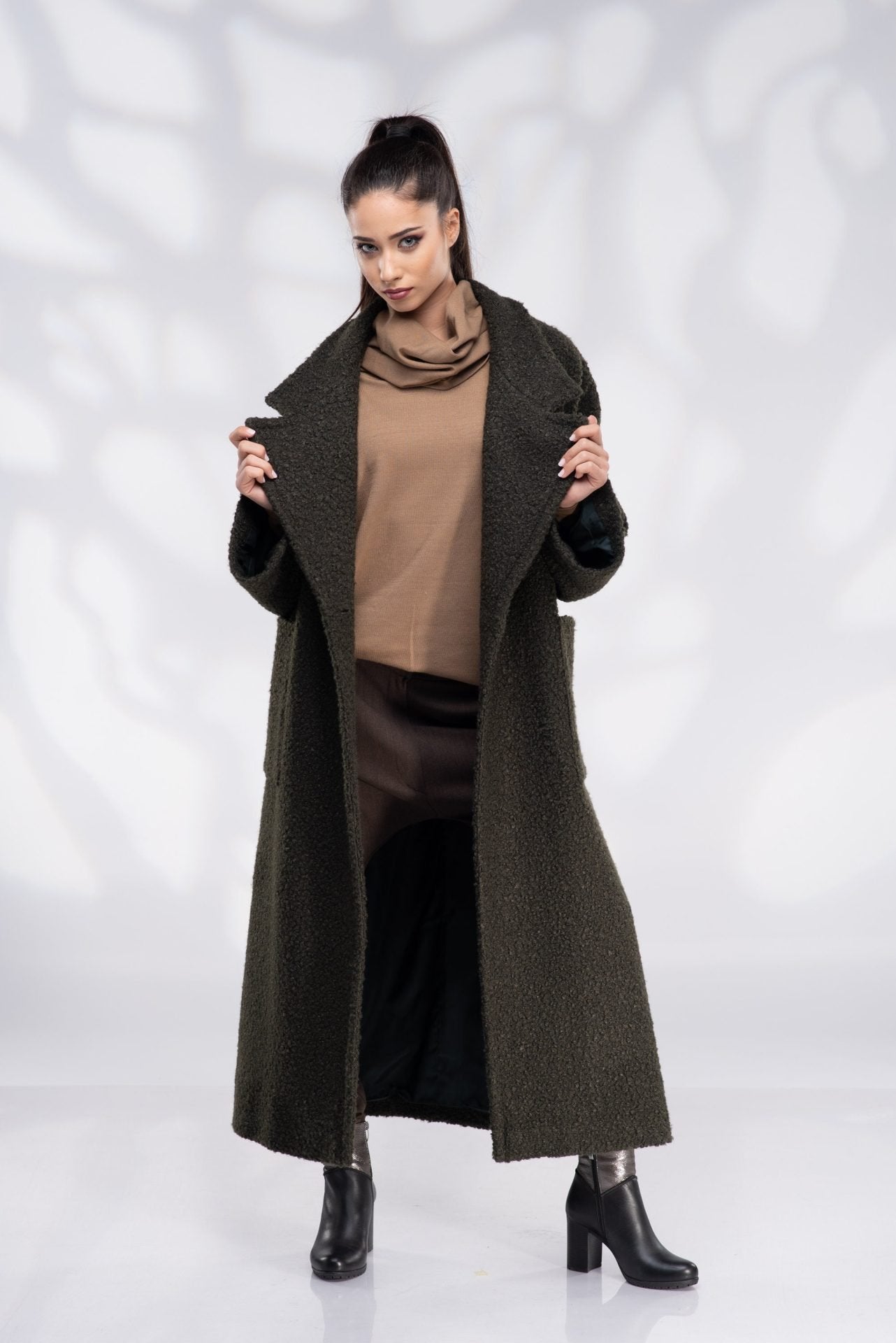Wool Plus Size Coat