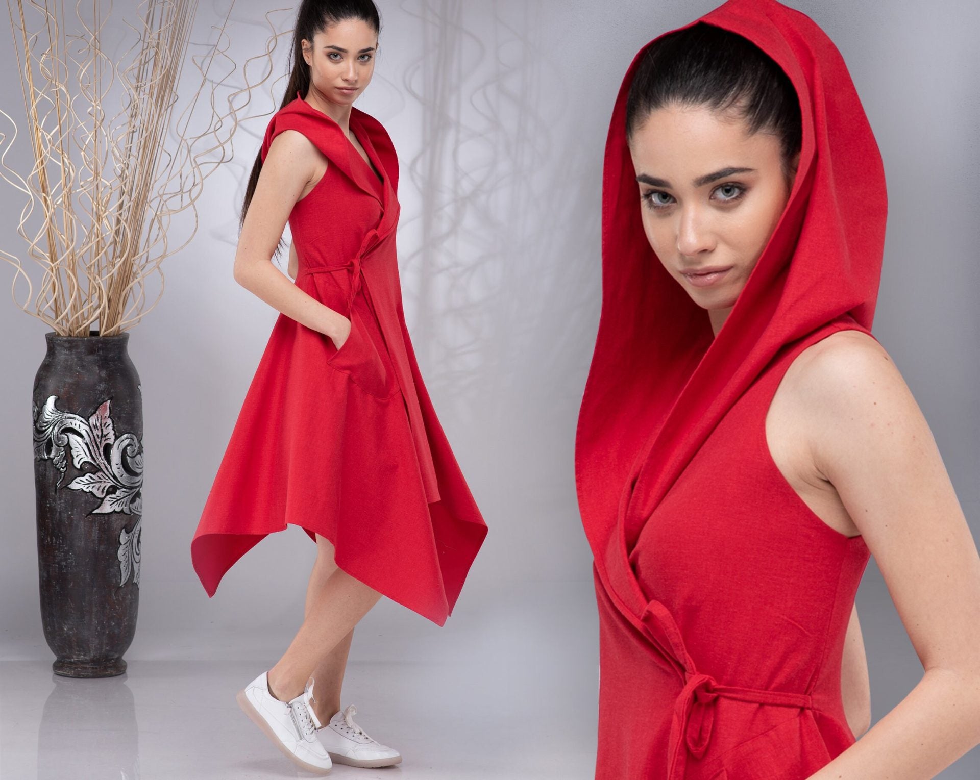 Red-Hooded-Linen-Wrap-Sleeveless-Asymmetrical-Summer-Dress-scaled.jpg