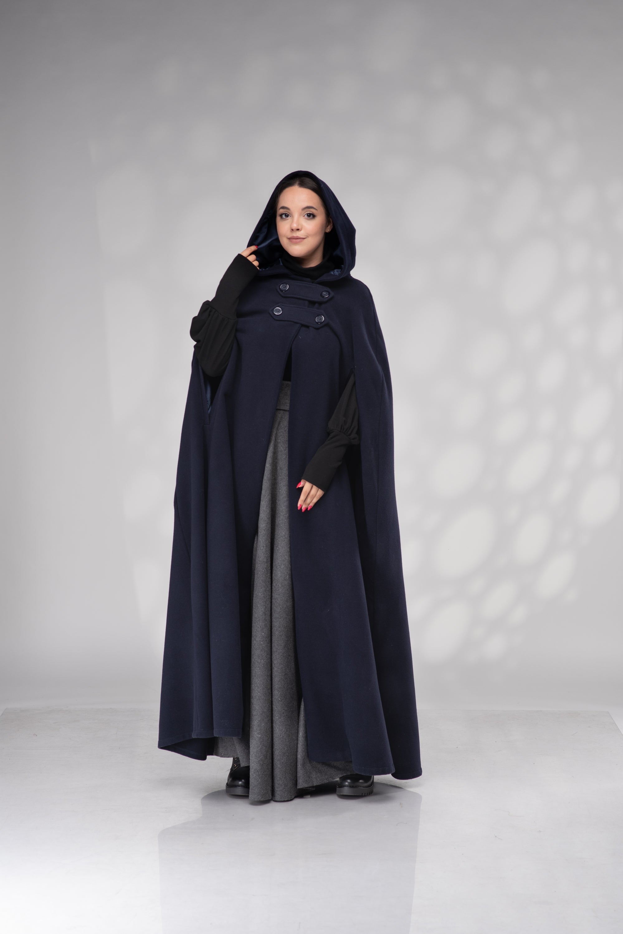 Floor Length Cape Cloak – Modern Medieval Inspired Outerwear