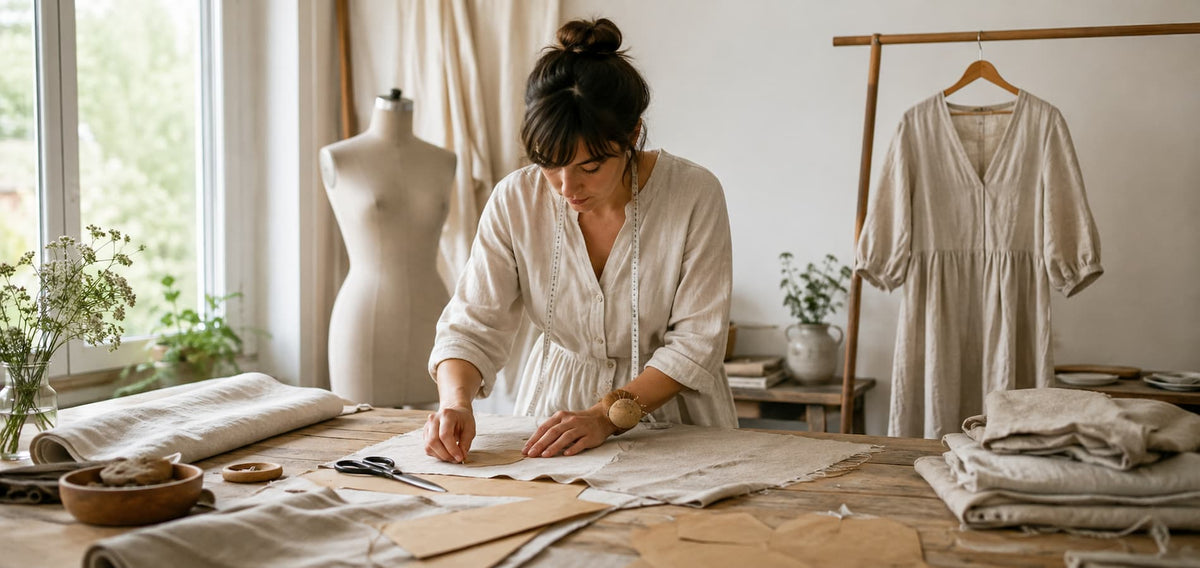 From Fabric to Finished Dress: How Danellys Creates Made-to-Order Linen Clothing