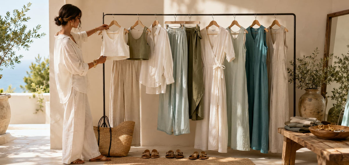 Build the Perfect Summer Capsule Wardrobe with Just 10 Linen Pieces