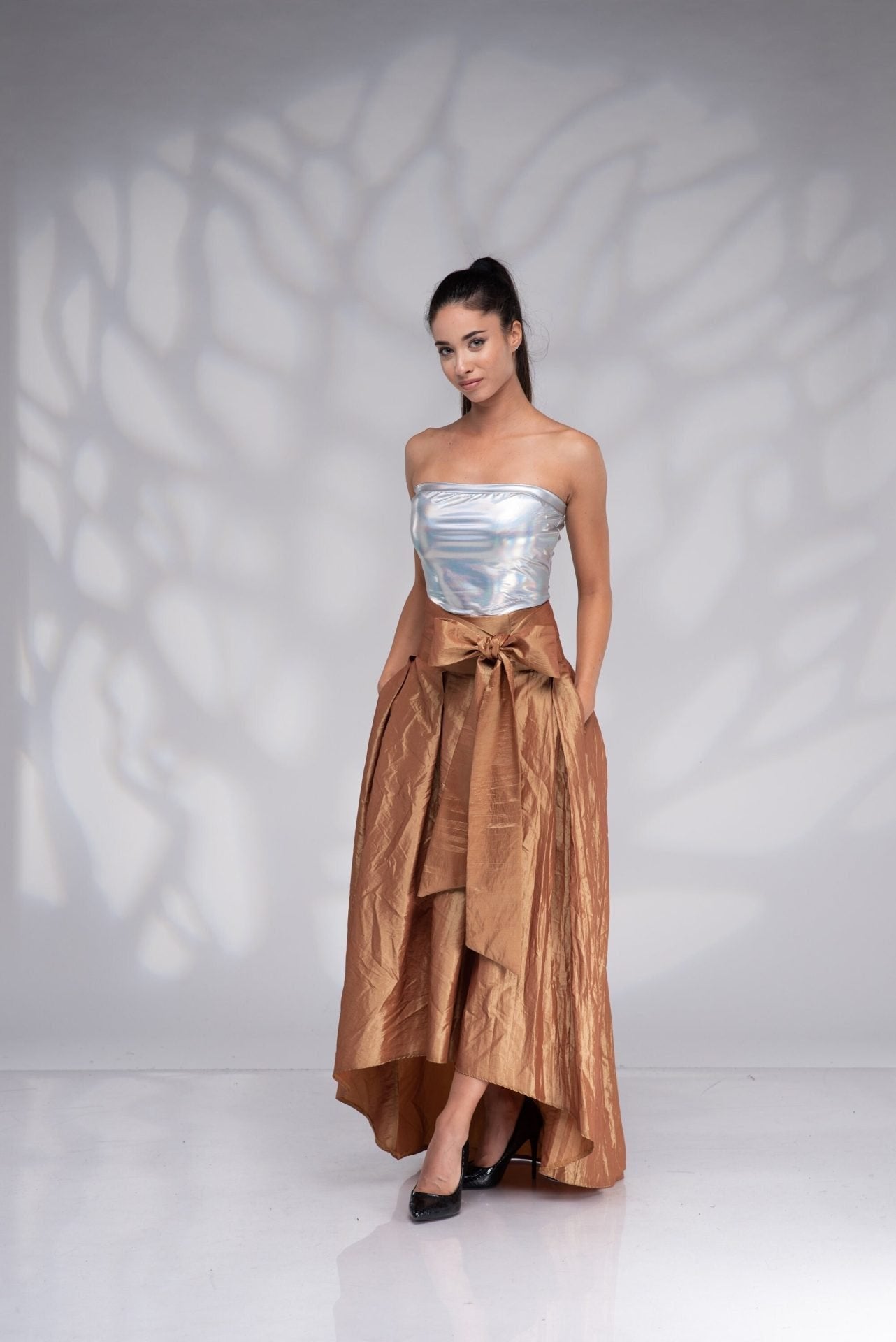 Tie Obi Bridal Belt Taffeta Wedding  Removable Sash