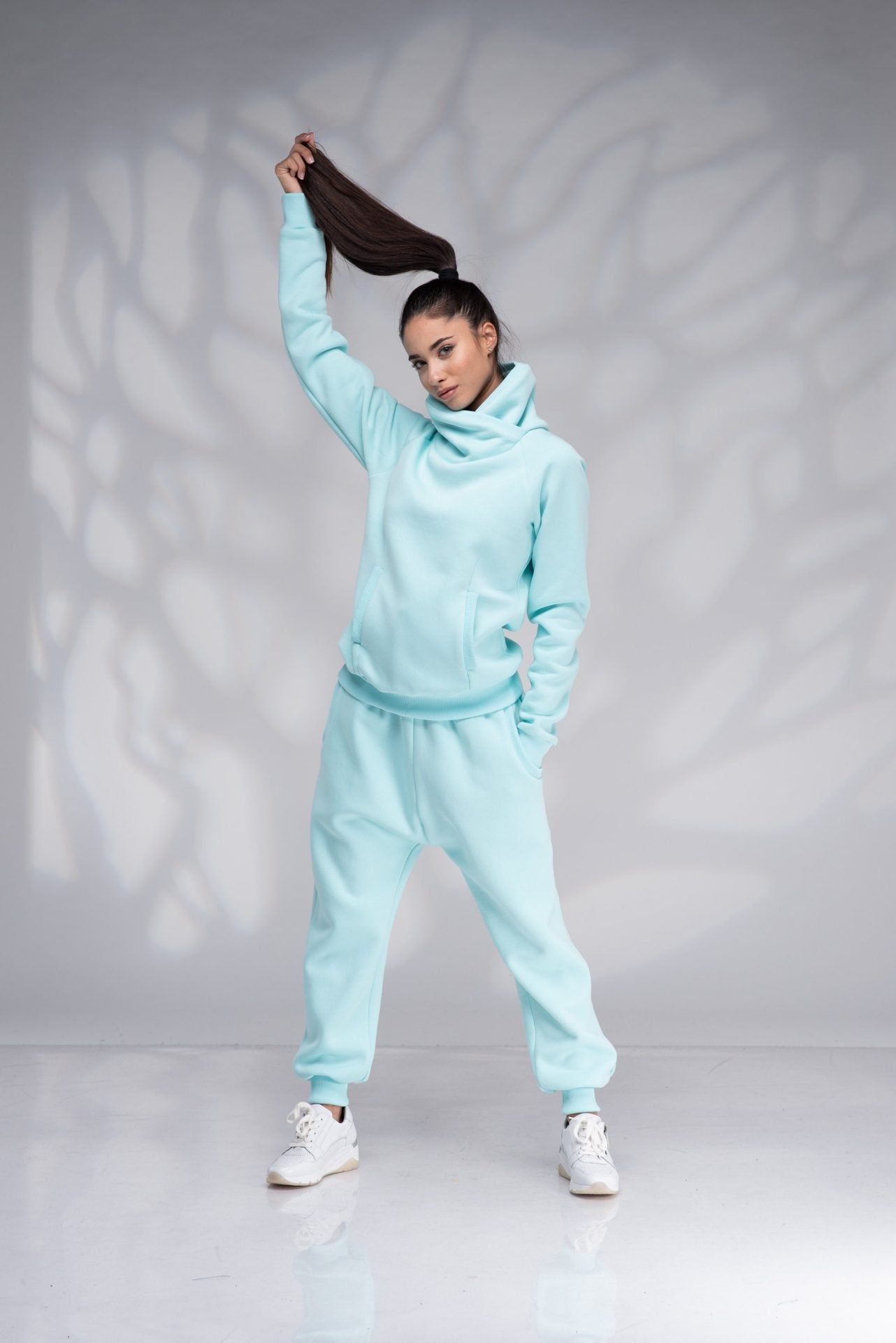 Cotton Loose Jogger Sweatshirt