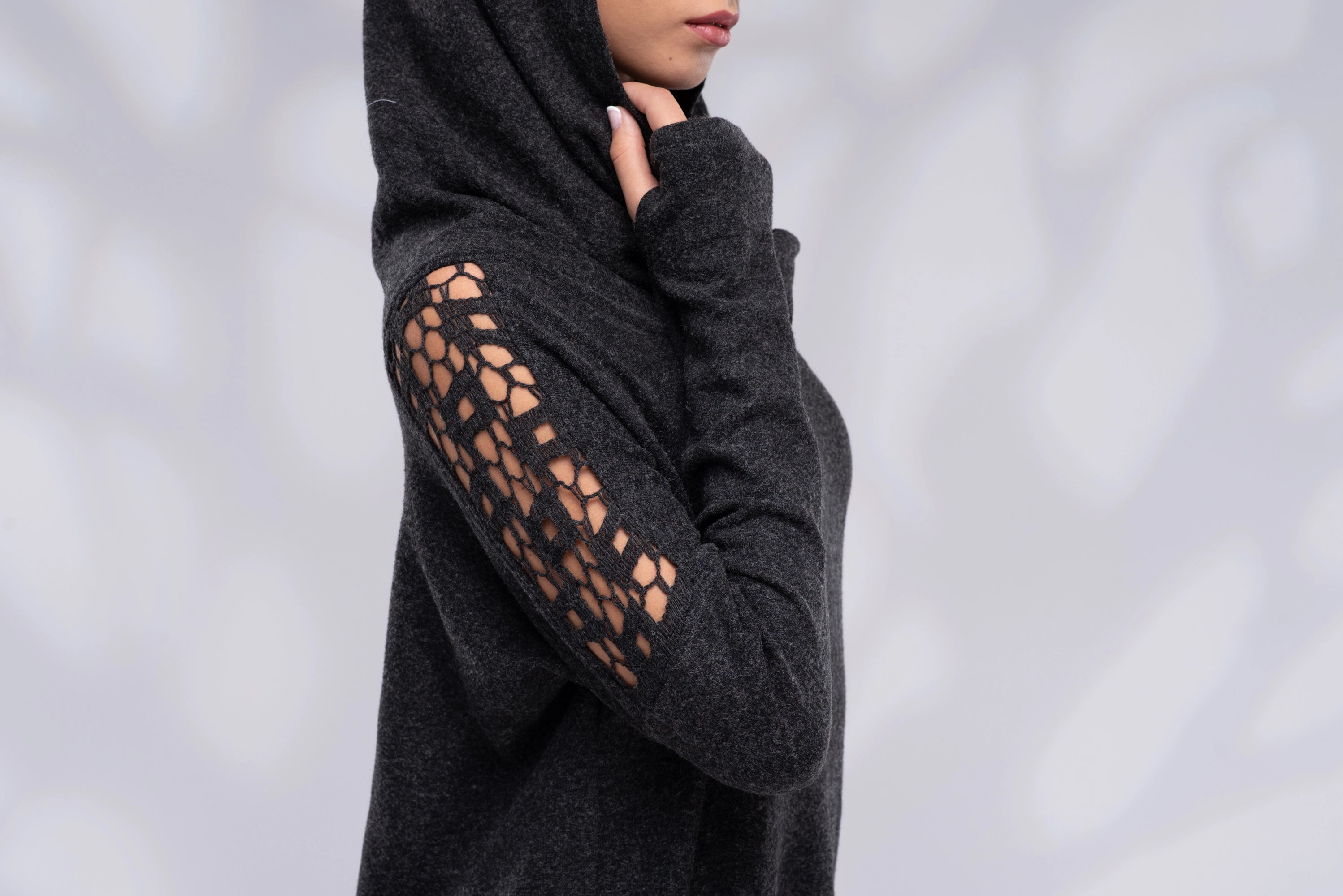 Sweater for Women Long Hooded Dress-Danellys-8.webp
