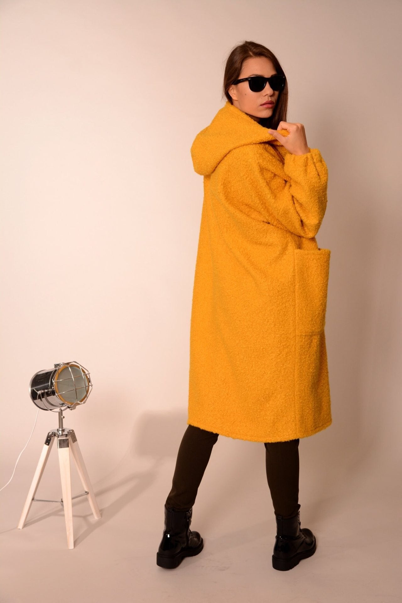 Wool Maxi Oversized Winter Cardigan Coat