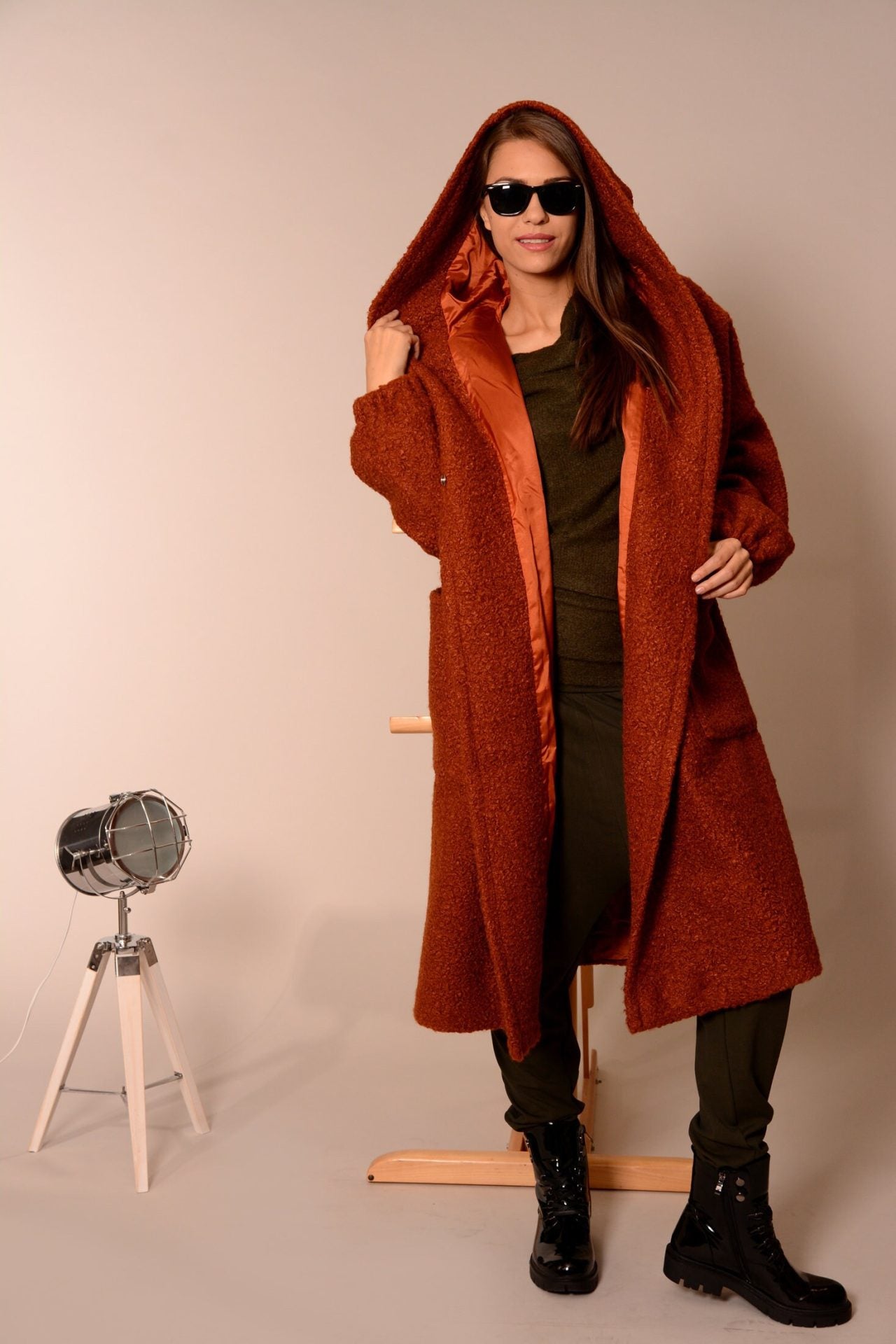 Wool Maxi Oversized Winter Cardigan Coat