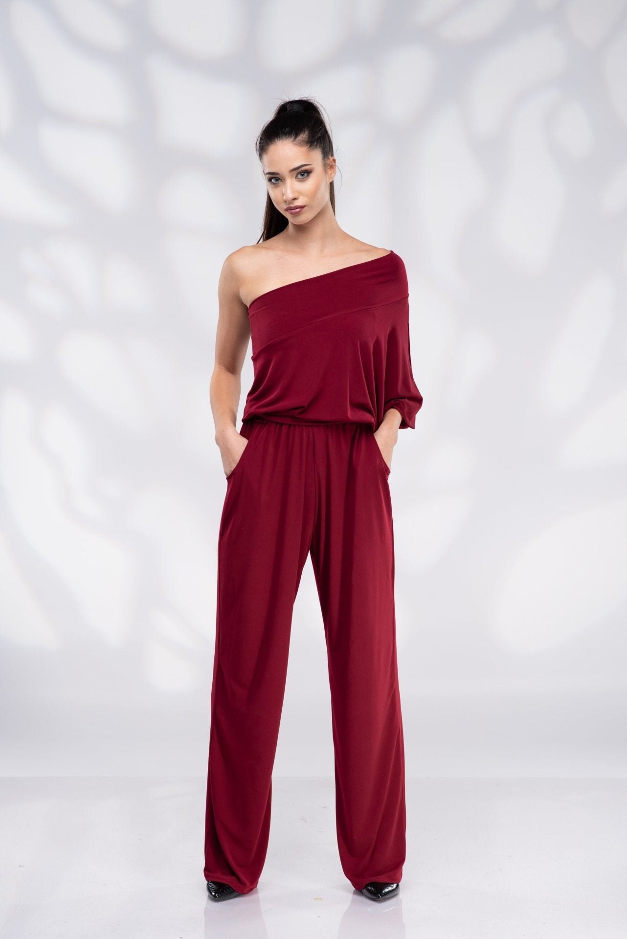 Formal One Shoulder Jumpsuit