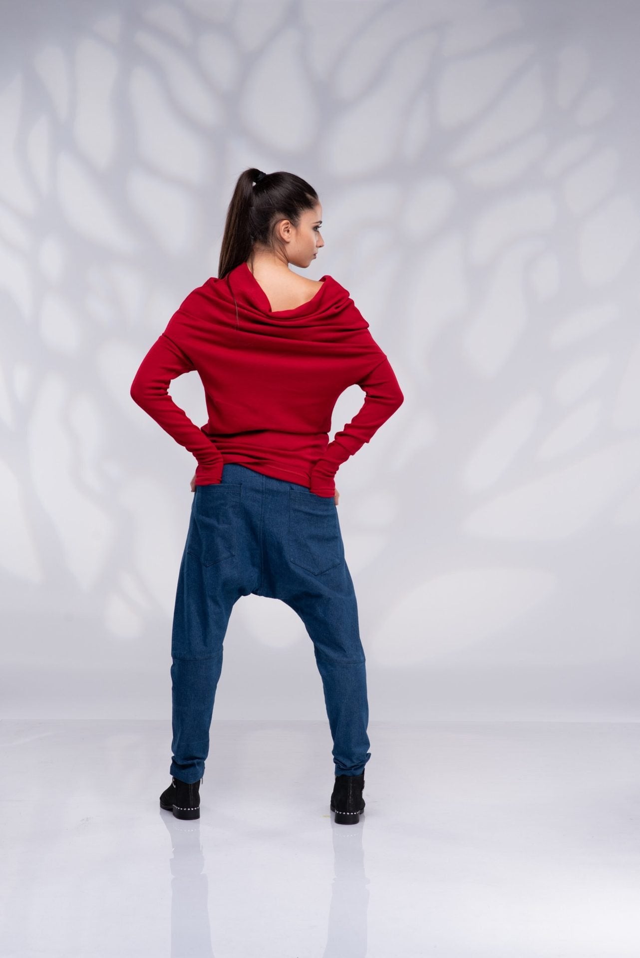 Mustard Off Shoulder Pullover
