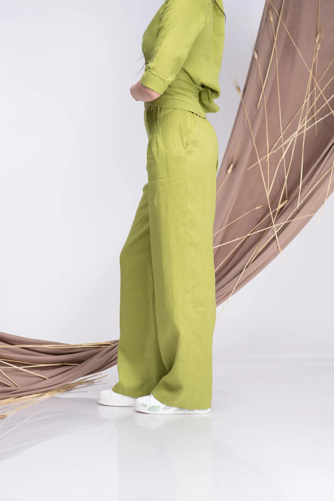 Linen Wide Leg Pants-Danellys-4.webp