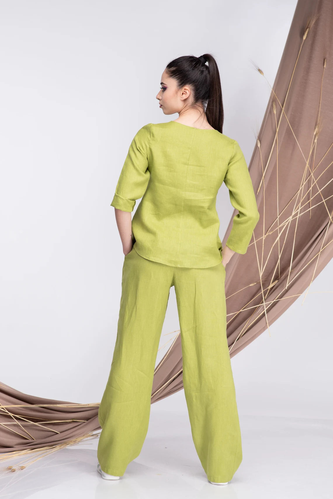 Linen Wide Leg Pants-Danellys-5.webp