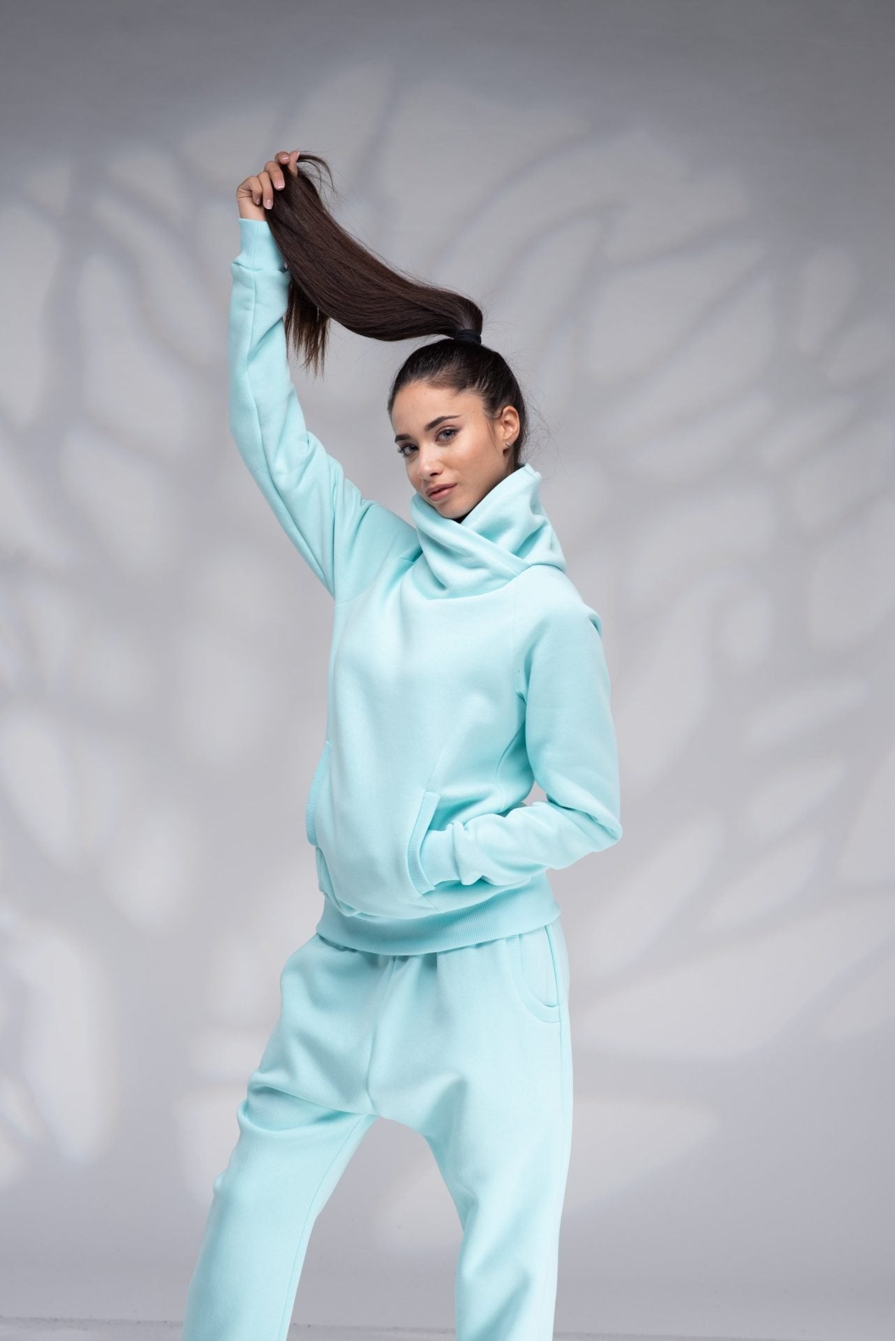 Cotton Loose Jogger Sweatshirt