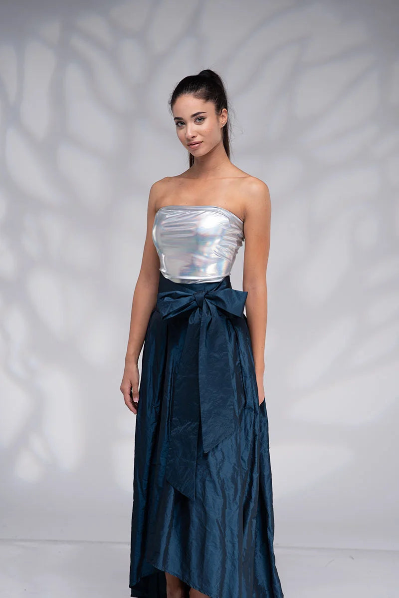 Off Shoulder Wedding Top - Elegant Cocktail Strapless Top