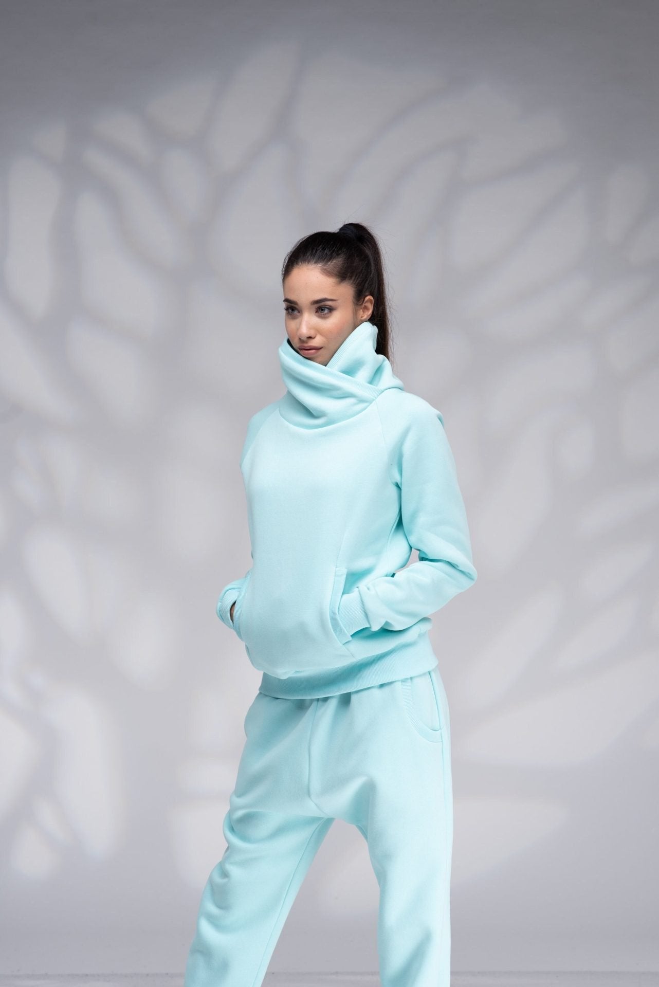 Cotton Loose Jogger Sweatshirt