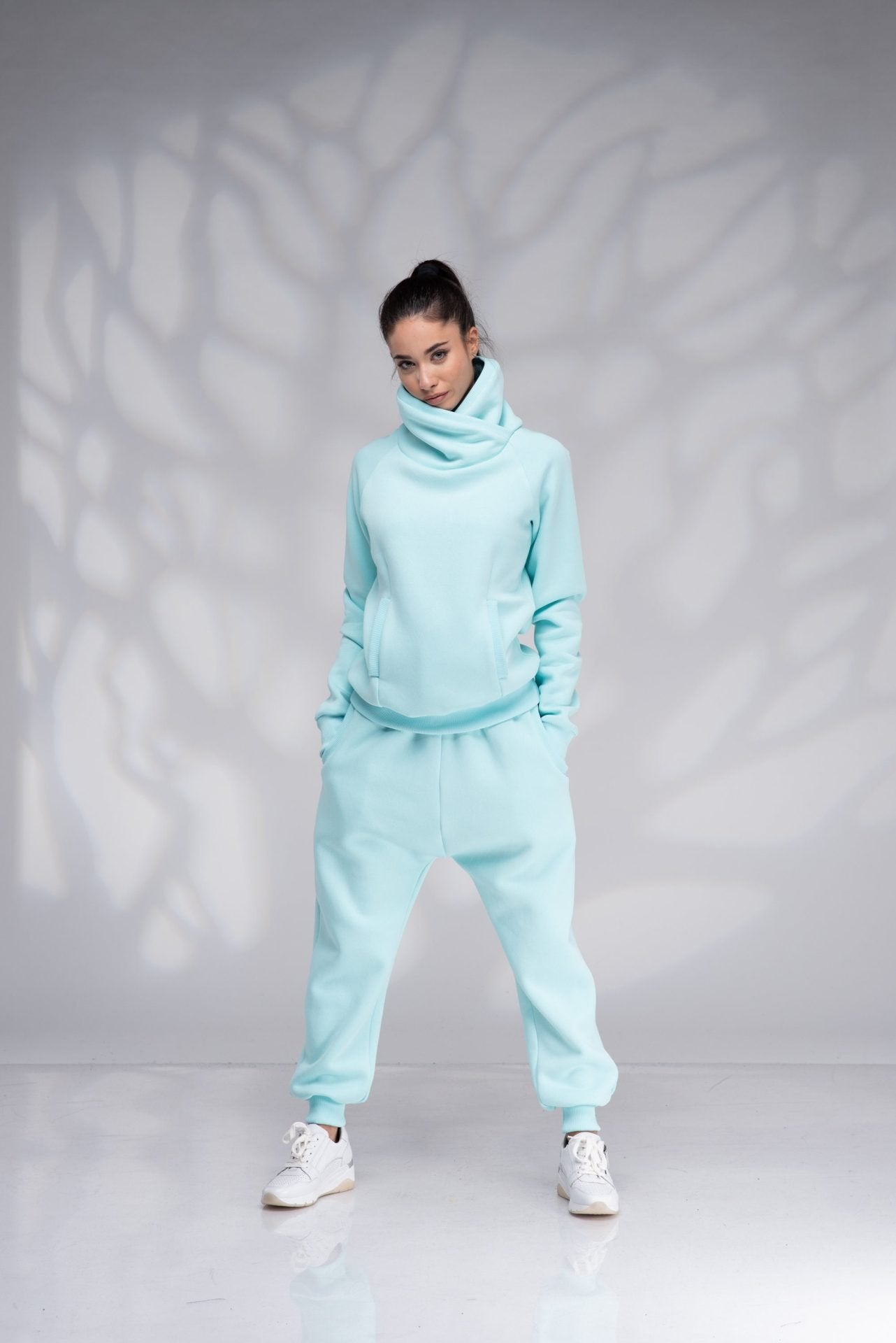Cotton Loose Jogger Sweatshirt